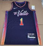 NBA 1 Booker Phoenix Suns 23-24 city Maillot Violet imprimé